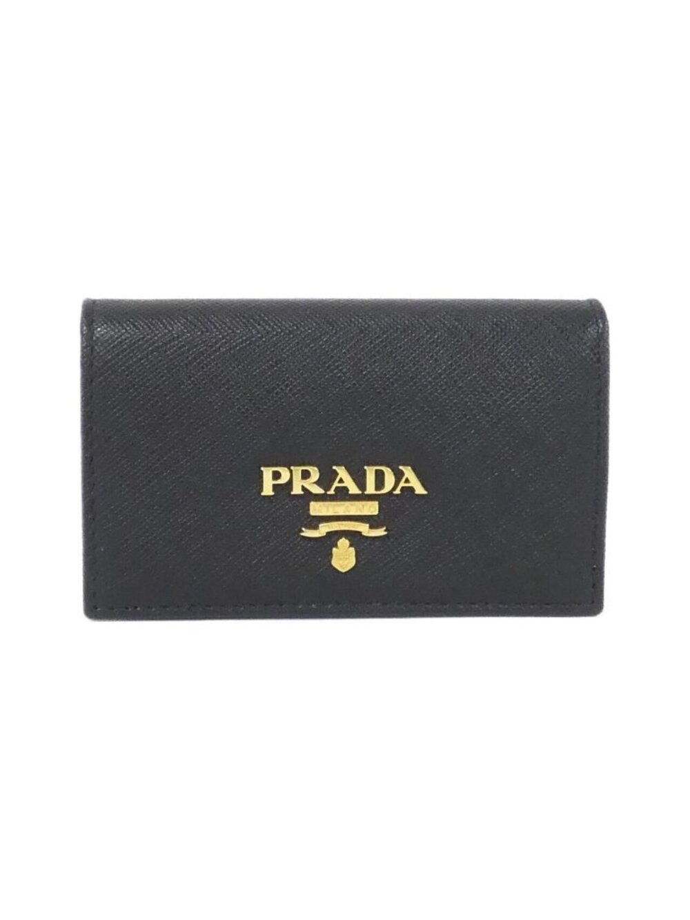 Prada Card Case Card Holders Gold